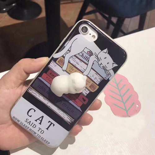 Carcasa Iphone 6 Plus Gato 3d Squeeze