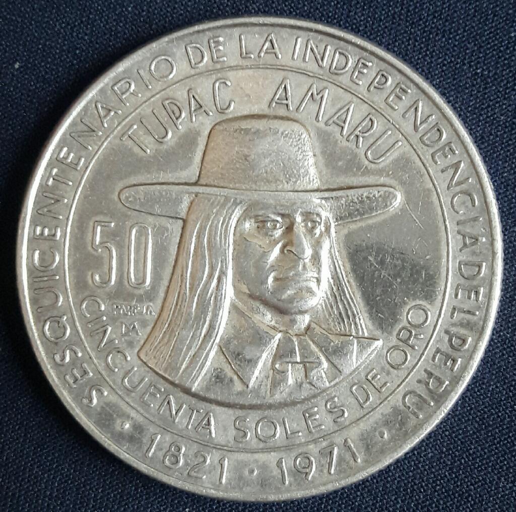 Moneda de Plata Tupac Amaru
