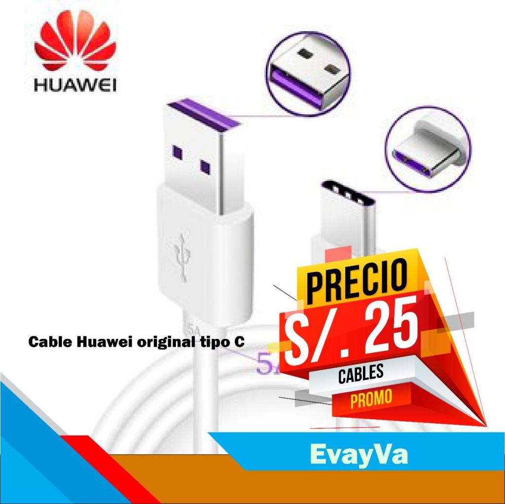 Cable Huawei HL Carga Rápida 5A Tipo C Original