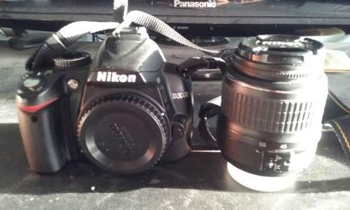 Camara Nikon D3000 + Lente 18-55 Con Bolso + Ojo De Pez