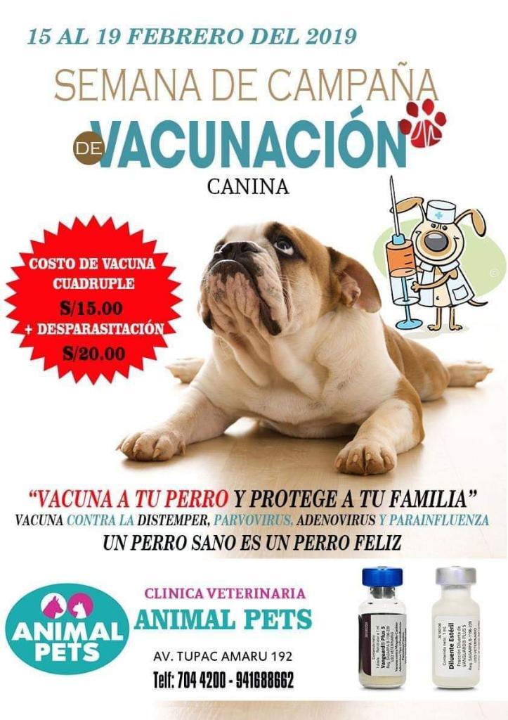 Campaña de Vacunacion Canima