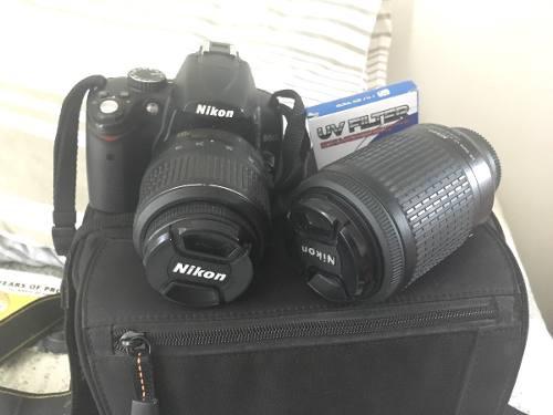 Cámara Nikon D5000 Lentes 18-55 Mm / 55-200 Mm