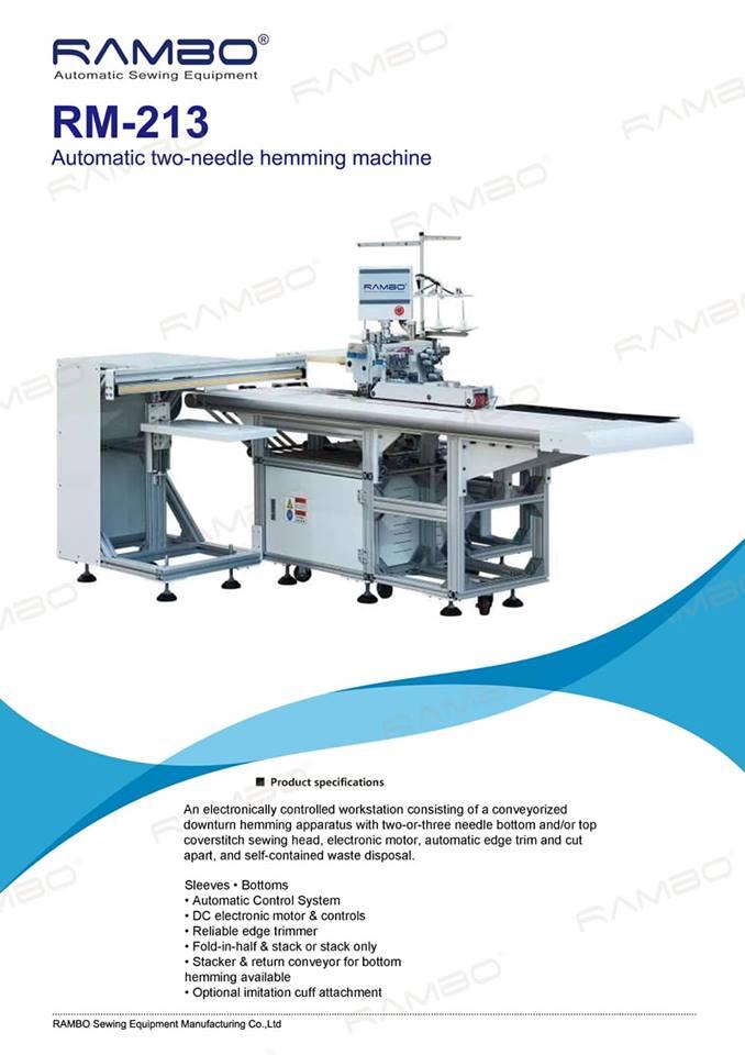 Maquina de coser industrial automático, RAMBO RM213