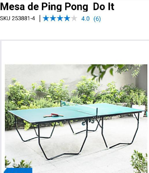 Mesa de Ping Pong Completa