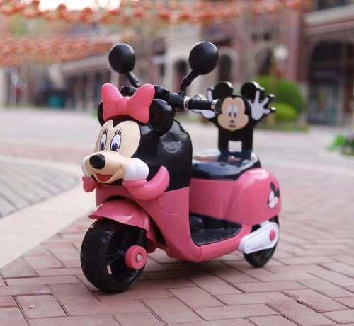 Moto Vespa Minnie Mouse A Bateria Electrico Carro Niñas
