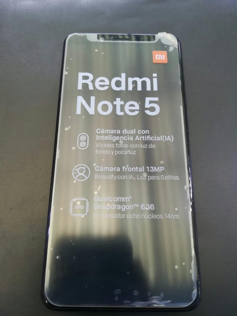 Redmi Note 5 Cambio/aumento