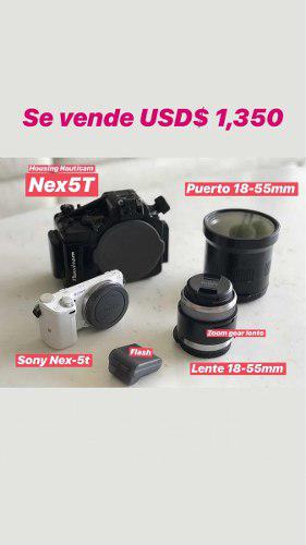 Sony Nex 5t + Housing Nauticam Para Foto Subacuática