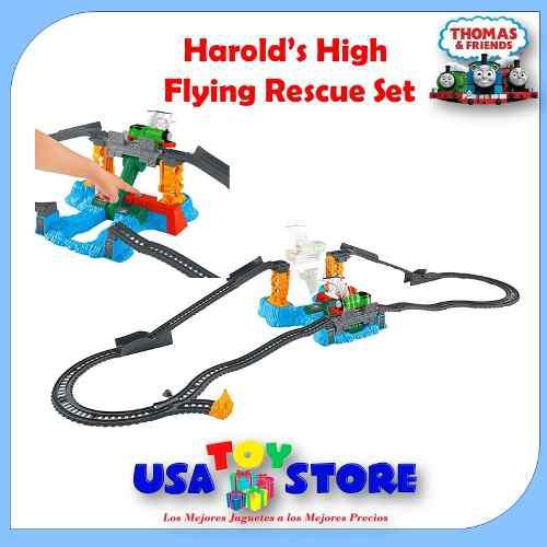 Tren Thomas Trackmaster Playset Harold High Flying Rescue
