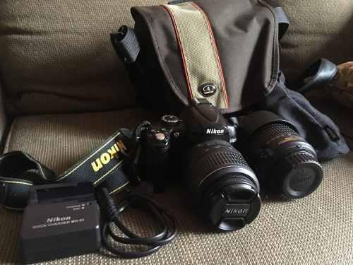 Vendo Nikon D5000 9.5/10 Impecable Con 2 Lentes Y Extras