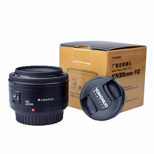 Yongnuo 35 Mm F/ 2.0 Para Nikon En Caja Y Accesorios