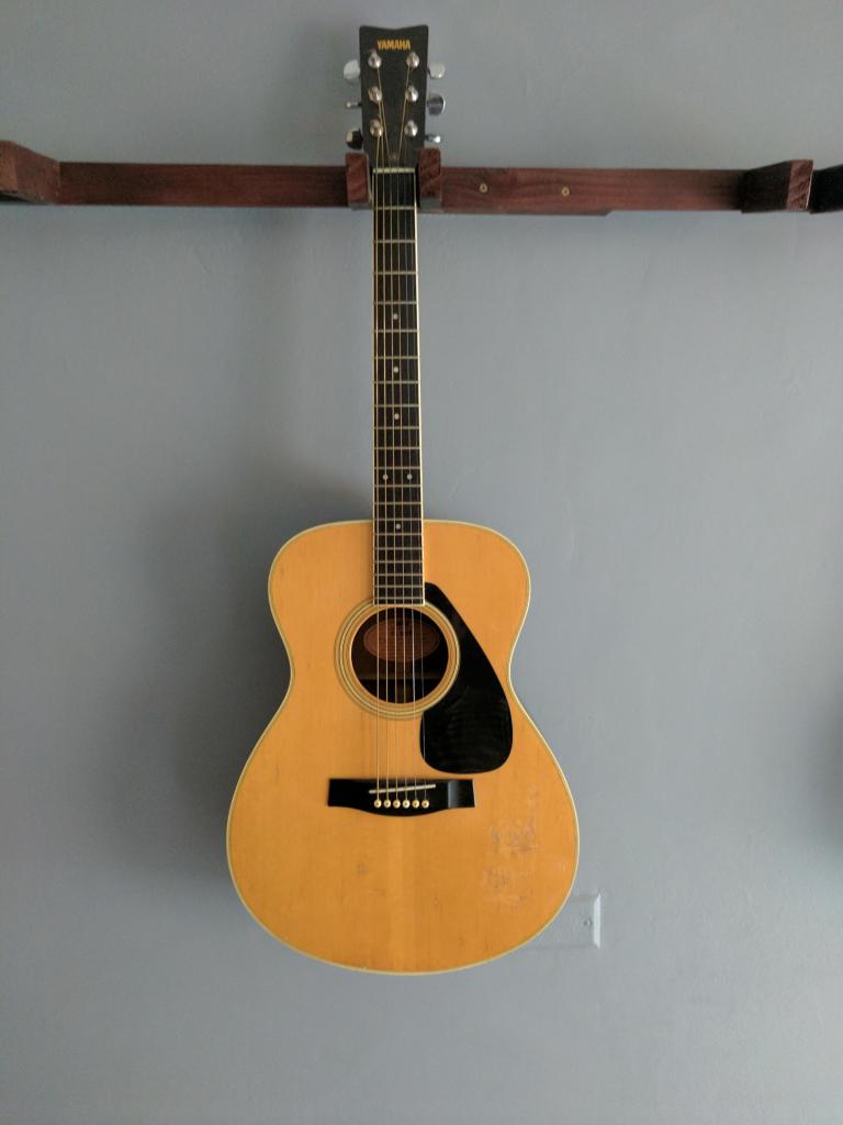 guitarra acustica yamaha japonesa, modelo dificil de