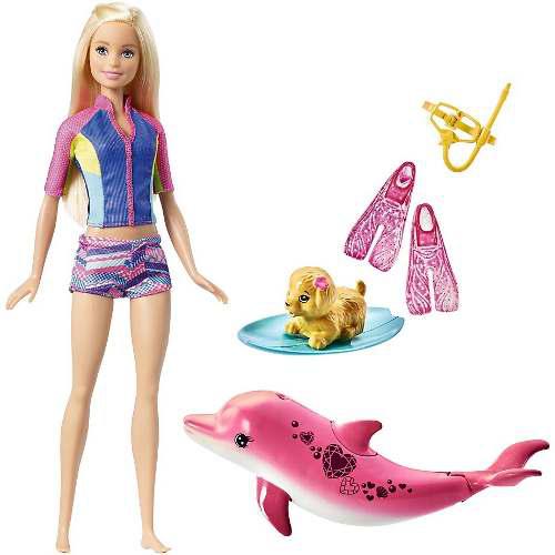 Barbie Delfines Mágicos - Mattel Original Y Nueva