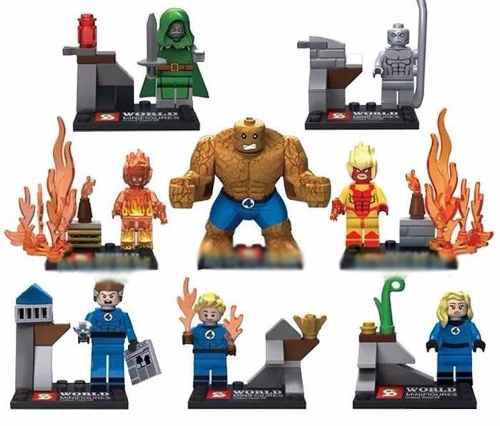 Los 4 Fantasticos Coleccion Minifiguras Compatibles Con Lego