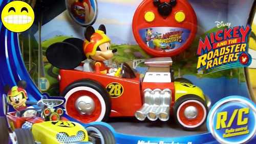 Mickey Mouse Roasted Racer Control Remoto Autocoche Aventura