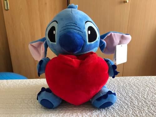 Peluche Stitch Disney Con Corazón Nuevo - Leer Descripción