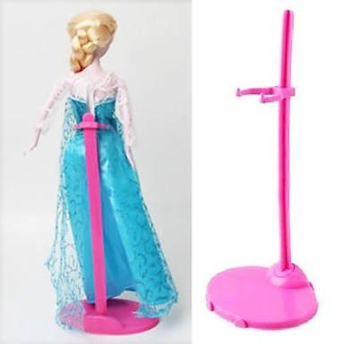 Precio Fijo Parante Ajustable Para Muñecas Rosa Barbie