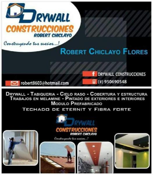 Drywall Construcciones Robert Chiclayo