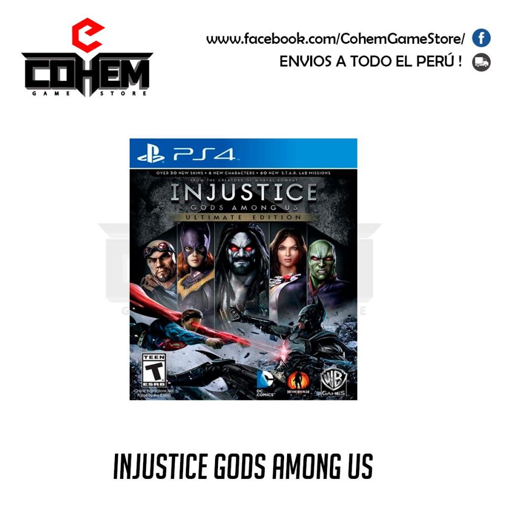 INJUSTICE GODS AMONG PS4