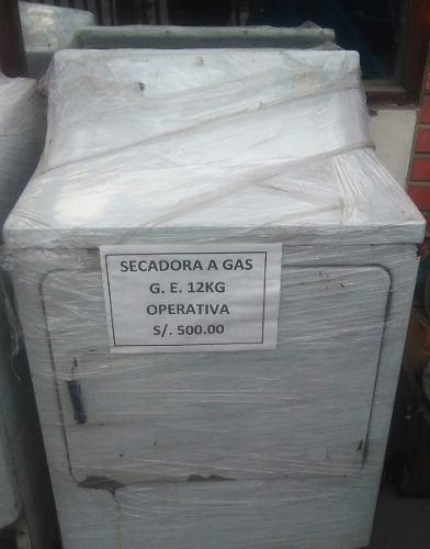 Secadora A Gas Glp, General Electric, 12 Kg, S/.500