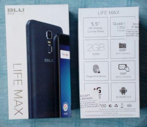 Celular Blu Life Max Pantalla 5.5 Completamente Nuevo!!!!!