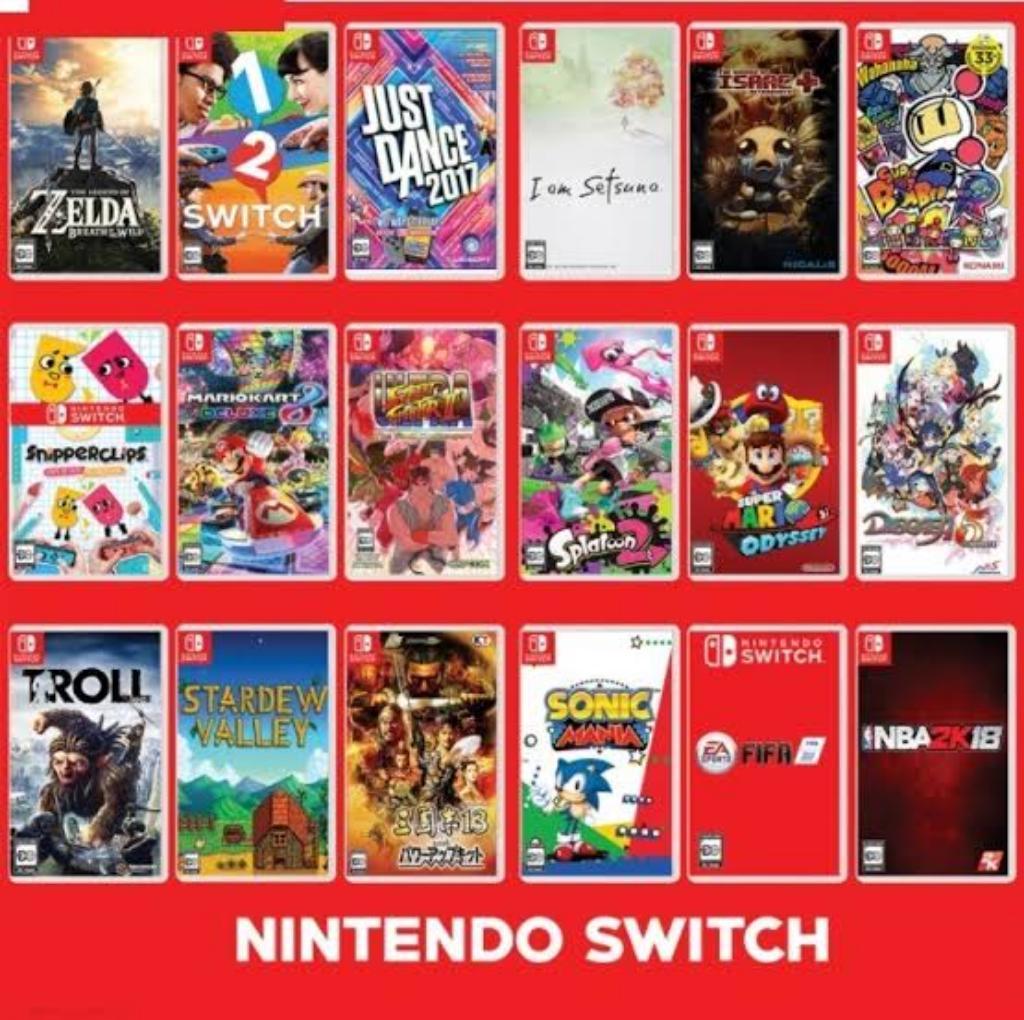 Juegos de Nintendo Switch Flasheado