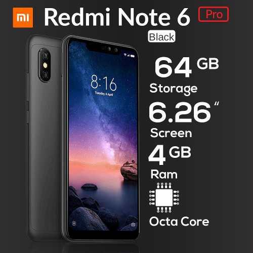 Xioami Redmi Note 6 Pro 4ram/64gb