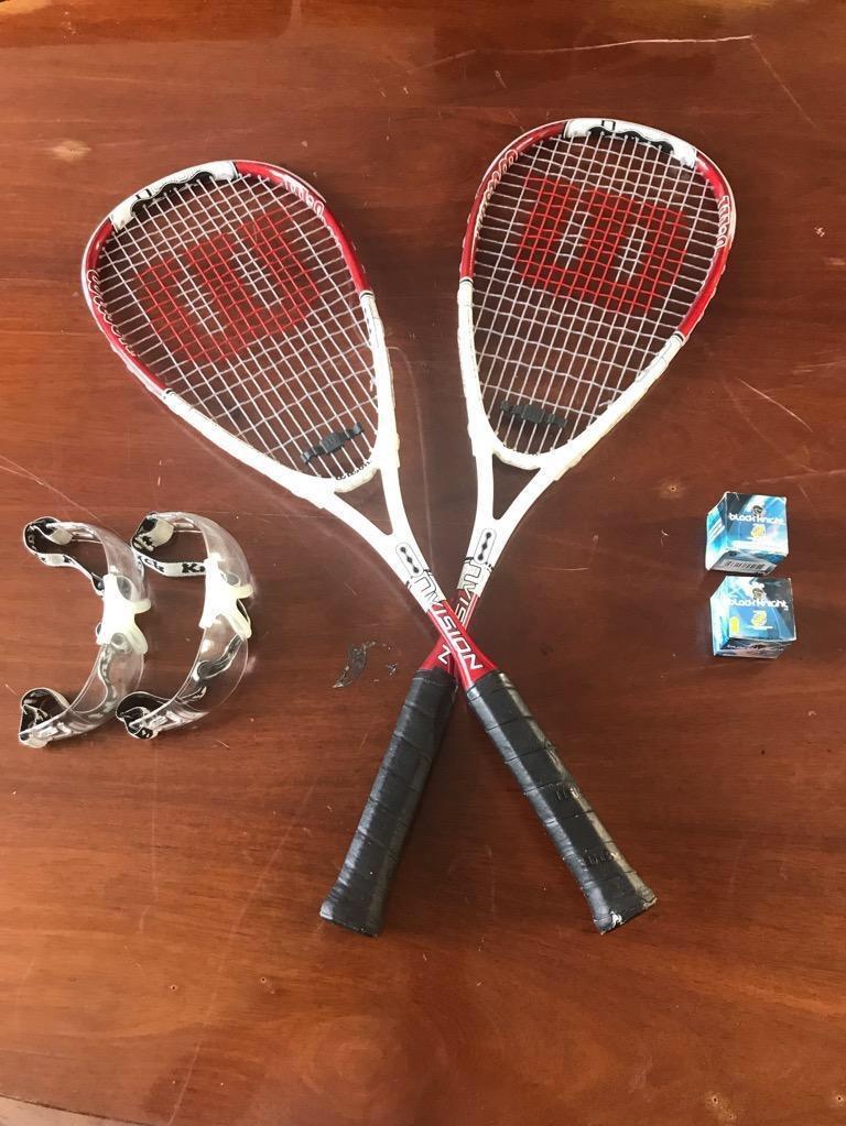 2 Raquetas de Squash (Wilson)