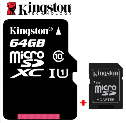 Kingston tarjeta Micro SD de Clase 10 de 64 GB SDXC