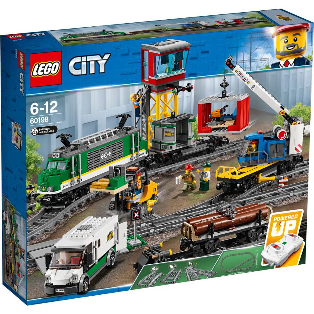 Lego city cargo train motorizado