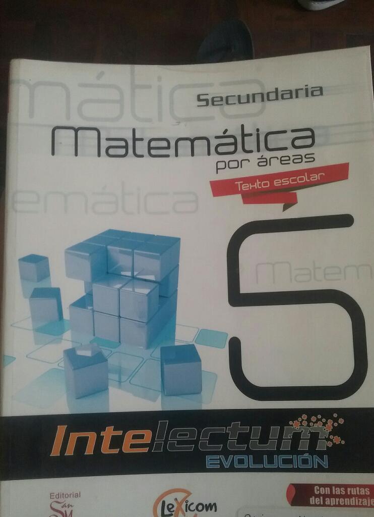 Libro Matemática 5to Secundaria Ed San M