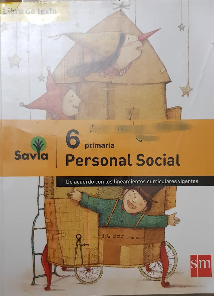 Libro Personal Social 6 Proyecto Savia Editorial SM