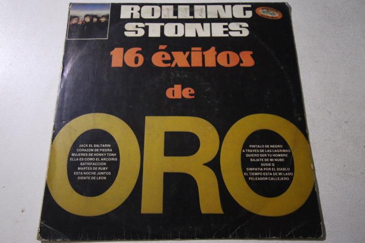 rolling stones 16 exitos de oro lp vinilo edición perú