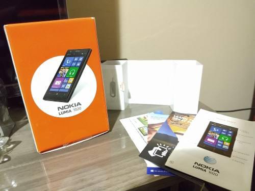 Caja Nokia Lumia 1020 Con Manuales Y Click Para Sim