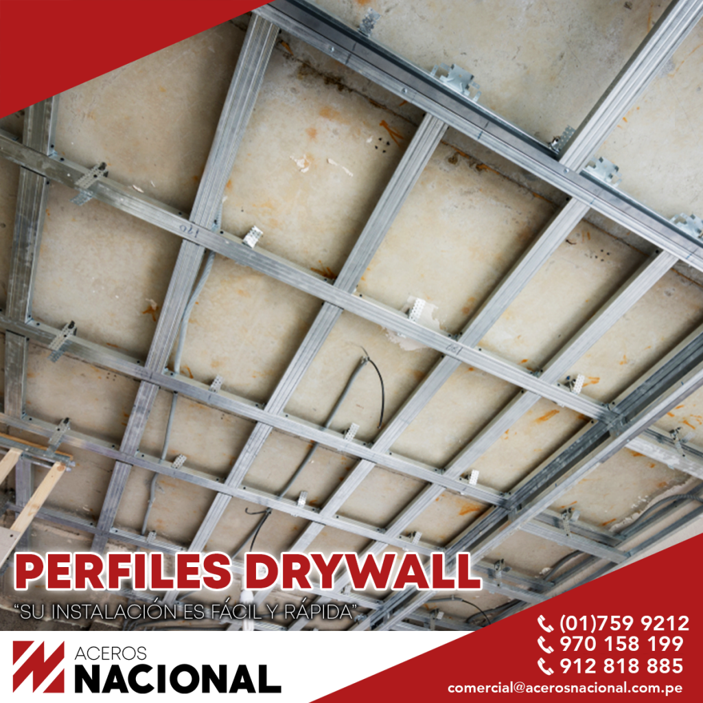 Perfil drywall ideal para construcciones en drywall /