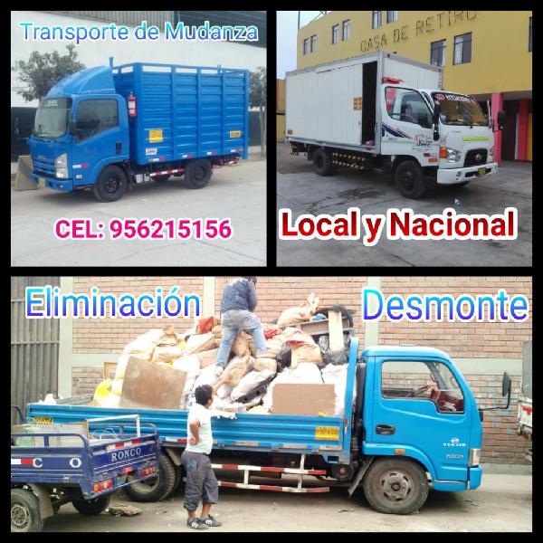 Transporte de Carga/ Mudanzas Y Desmonte