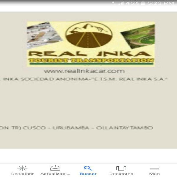 Vendo Cupo Empresa Real Inca.