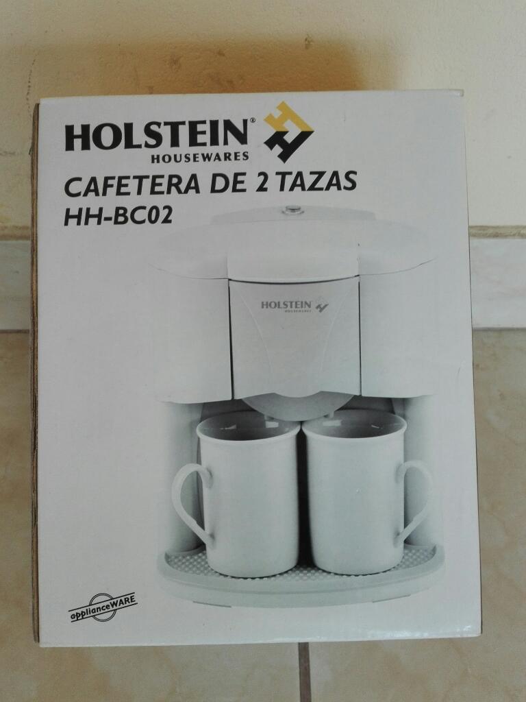 Cafetera de 2 Tazas Nueva Marca Holstein
