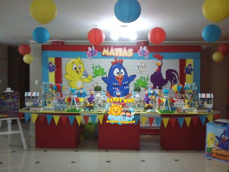 Fiestas Infantiles Gallina Pintadita,Decoración,Candy Bar,