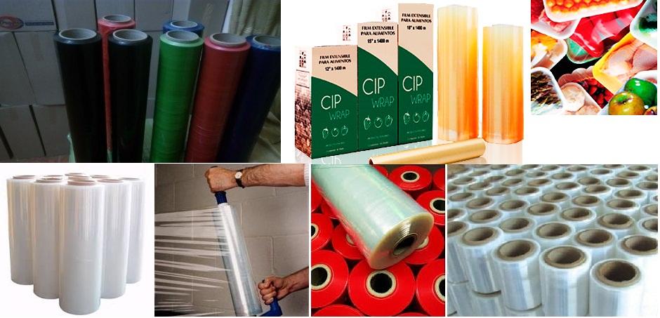 STRETCH FILM Colores Industrial Alimentos Plastico Embalaje