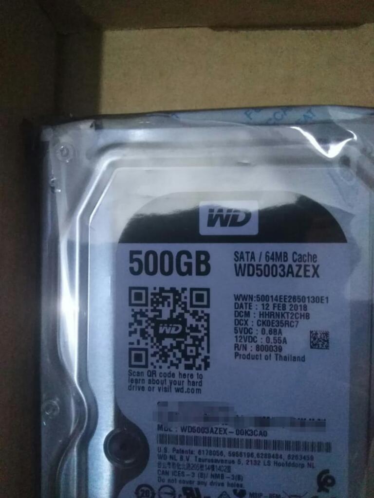 Disco Duro 500gb Wd Black Wdazex