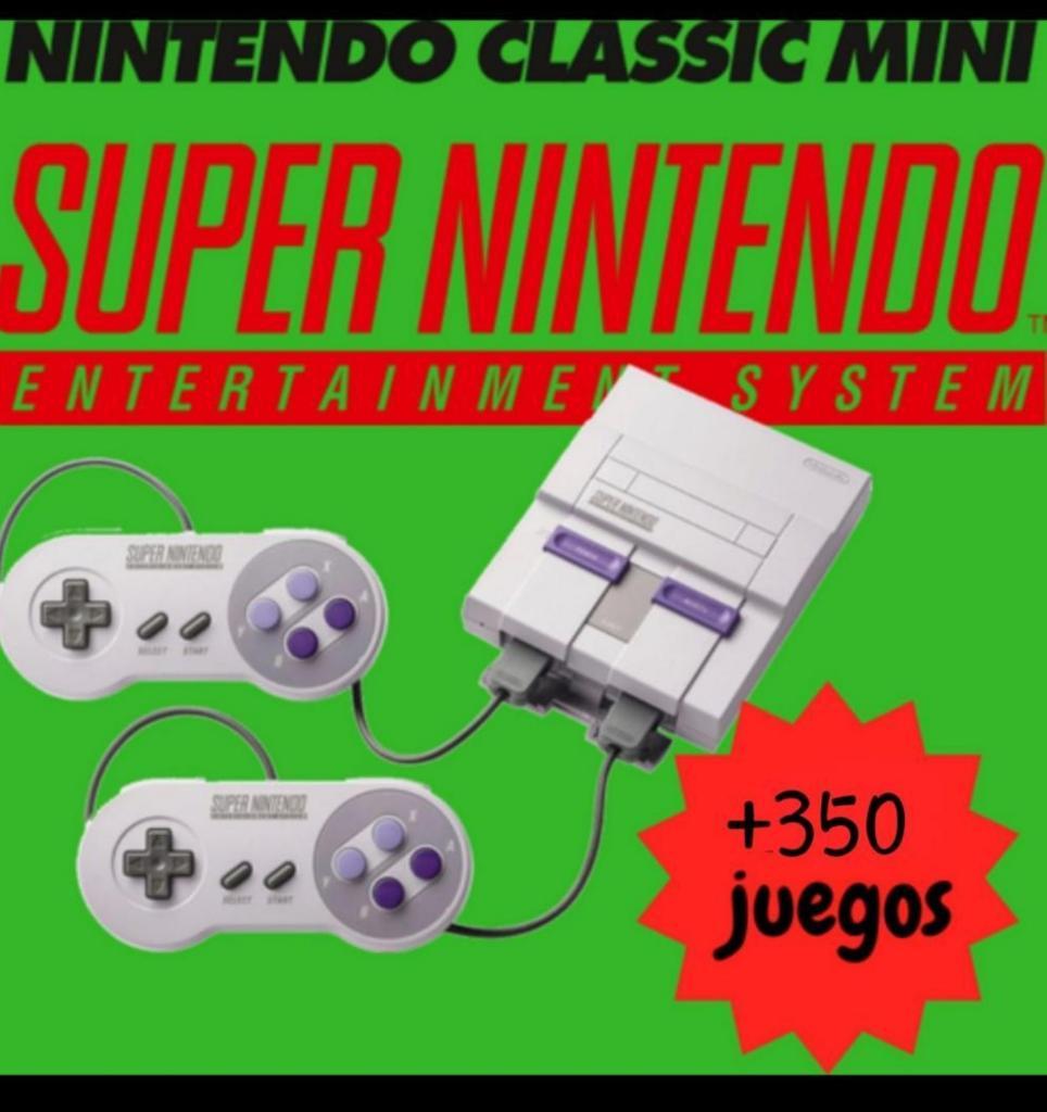 Flasheo Super Nintendo Mini 350 Juegos