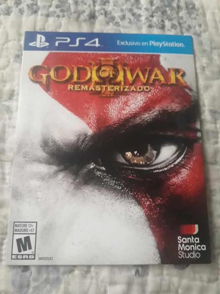 God Of War 3 Remasterizado Ps4