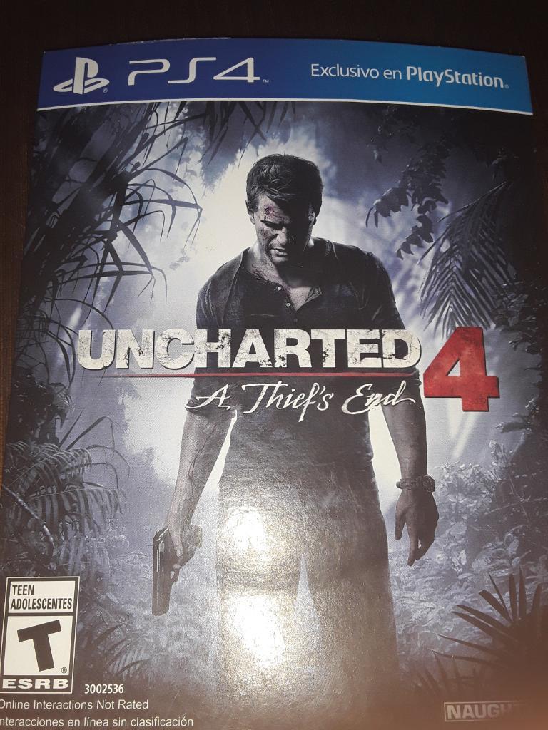 Uncharted 4 de Ps4