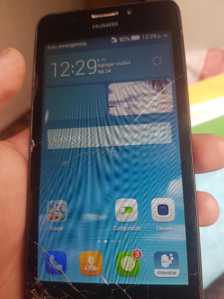 Huawei Y635 Detalle Glass