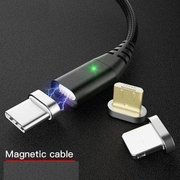 Cable Micro Usb Magnetico De Nylon
