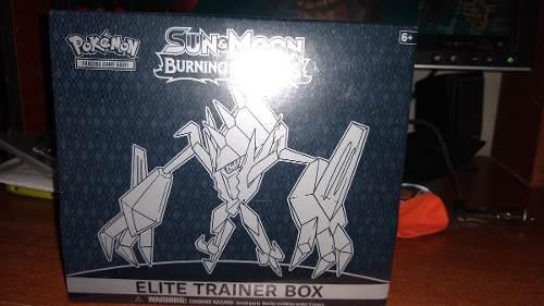 Elite Trainer Box Burning Shadow Cartas Pokemon Sun Moon Gx