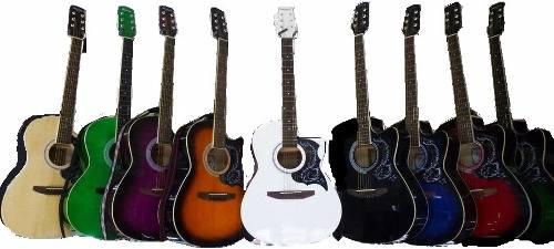 Guitarra Acustica Importada Todos Los Colores Naylon Y Metal