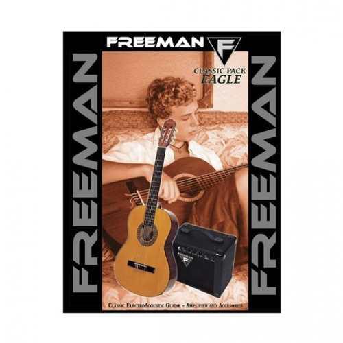 Pack De Guitarra Electroacústica Eagle, Freeman