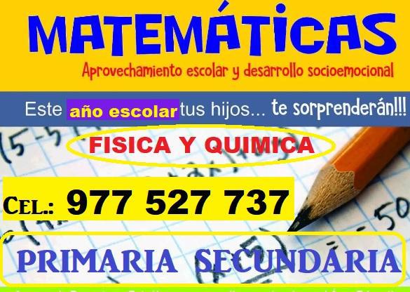 Profesor de Matematicas, Fisica Y Quimica