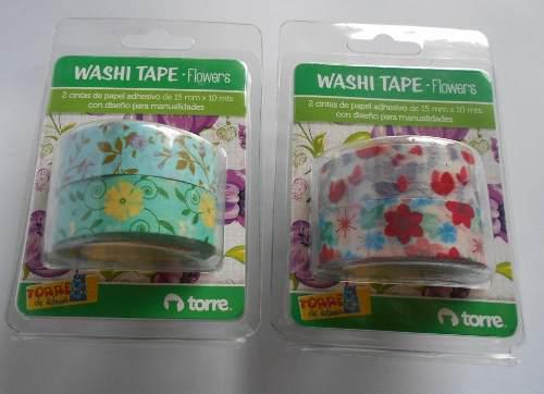 Washi Tape / Cinta Decorativa Flowers